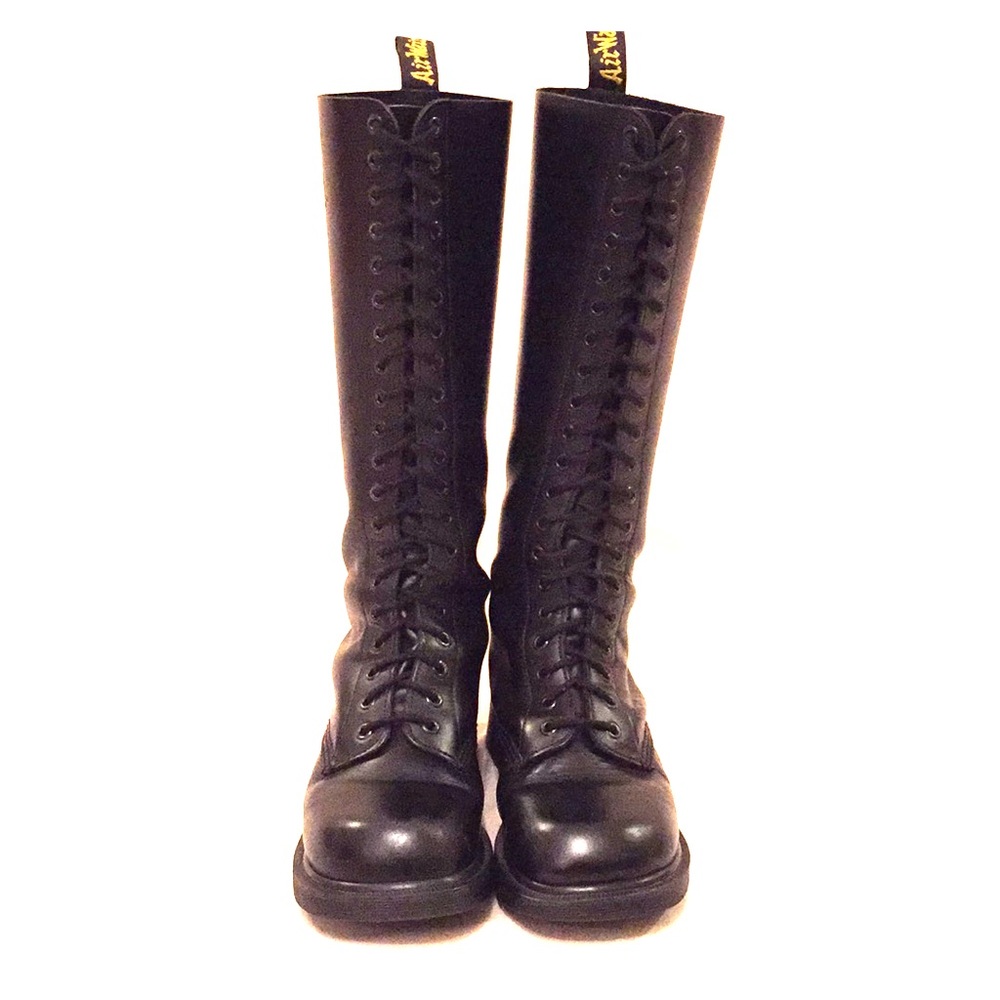 Dr. Martens tall black boots, size 9